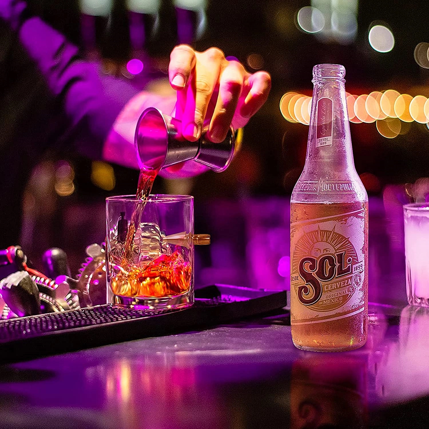 BenShot Bullet Rocks Glass 3