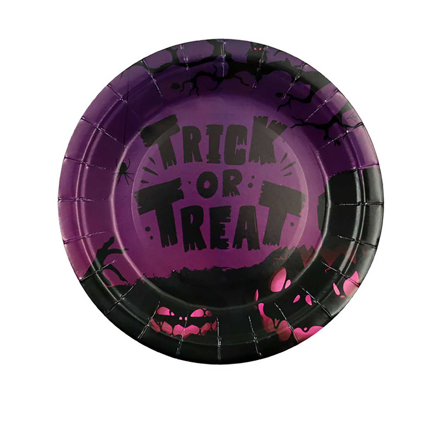 7 In Halloween disposable Paper Plate 7