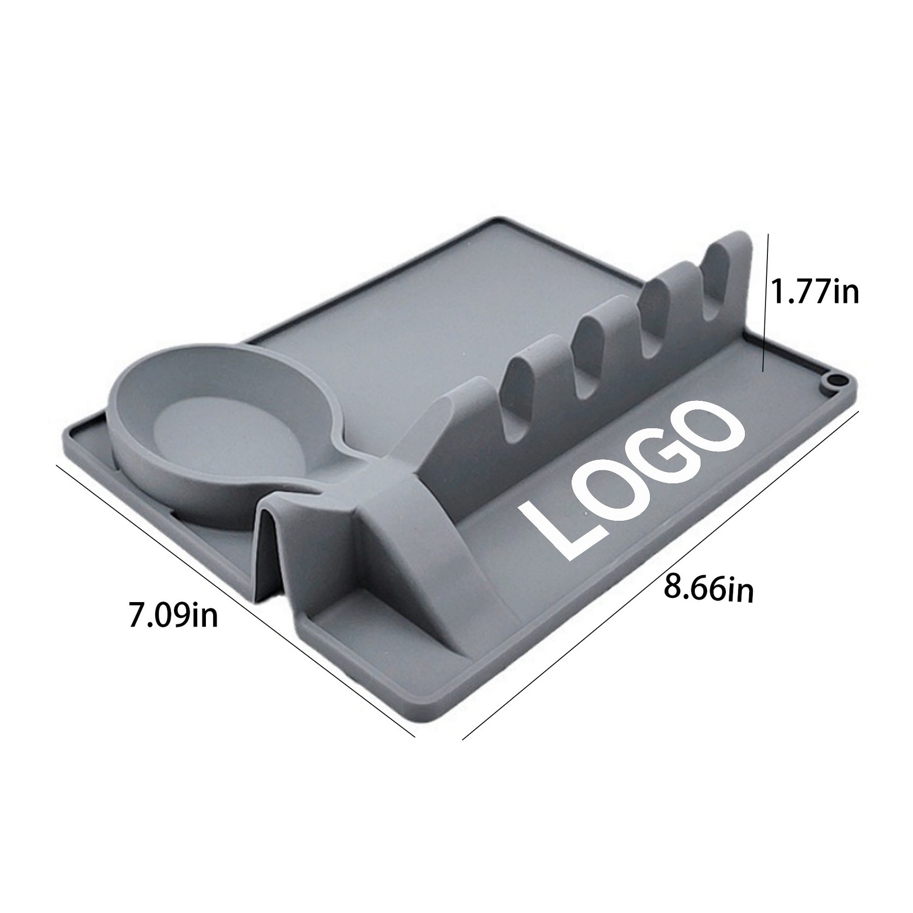 Kitchen Silicone Utensil Rest 2