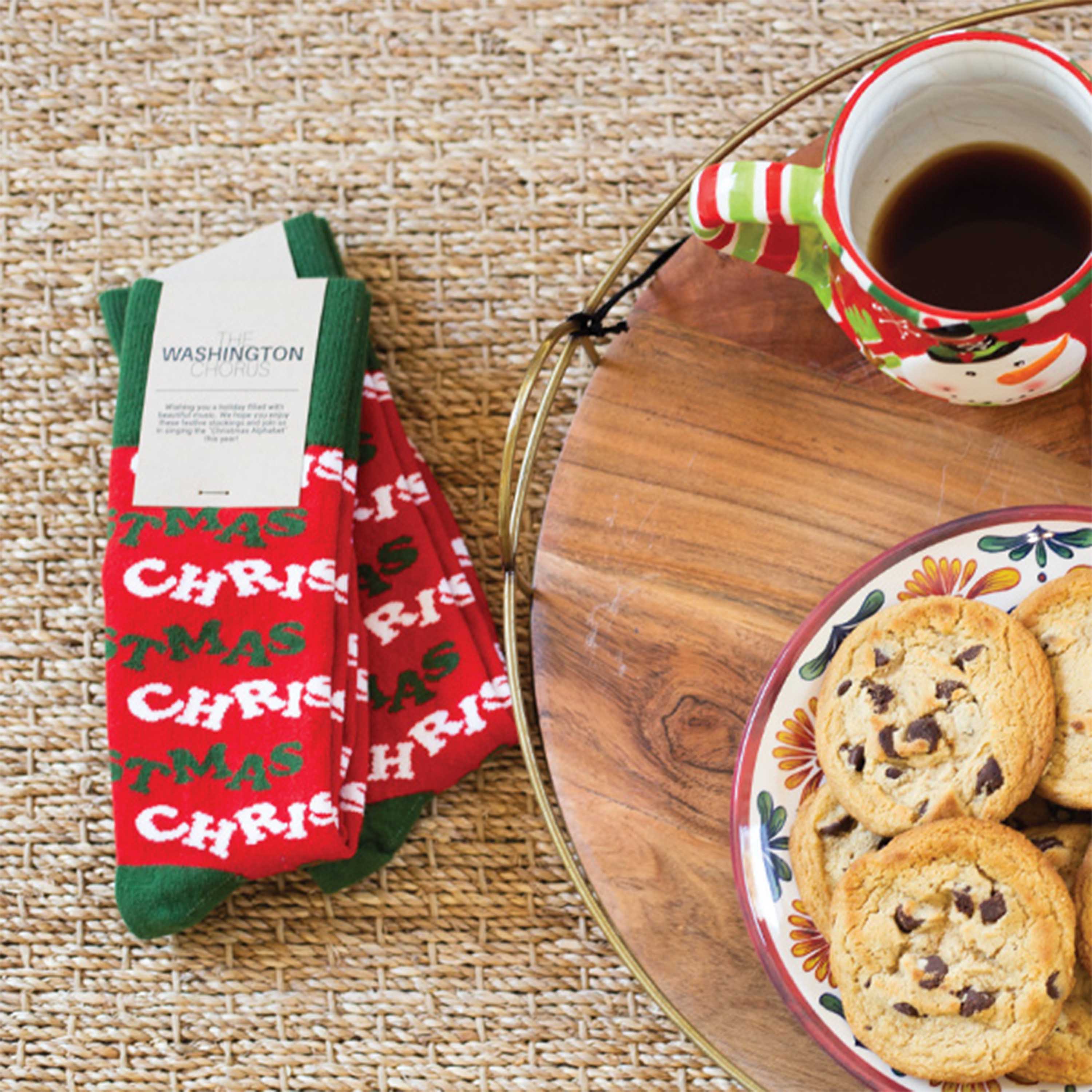 Performance Christmas Socks - High-Quality Footwear for Holiday Activities - American Made 1