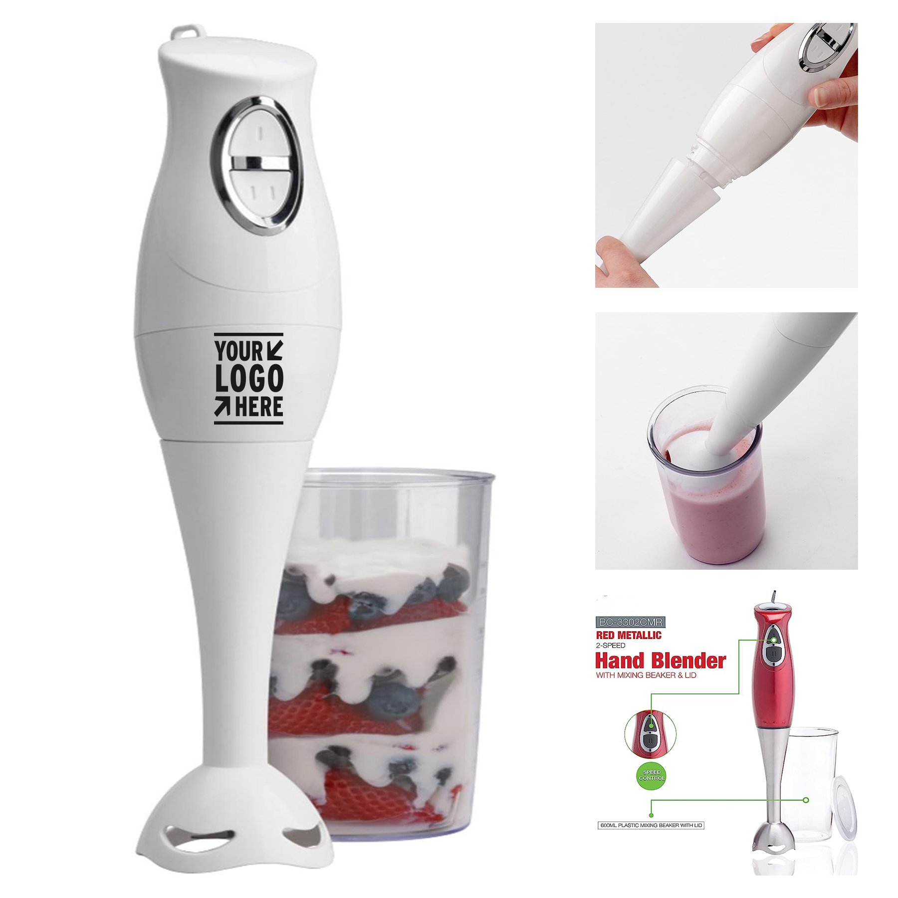 Hand Blender with Beaker