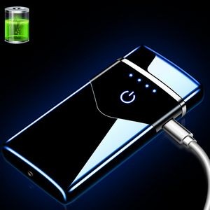 Sleek Electric Arc Lighter With Flip Up Cap And USB Charger 4