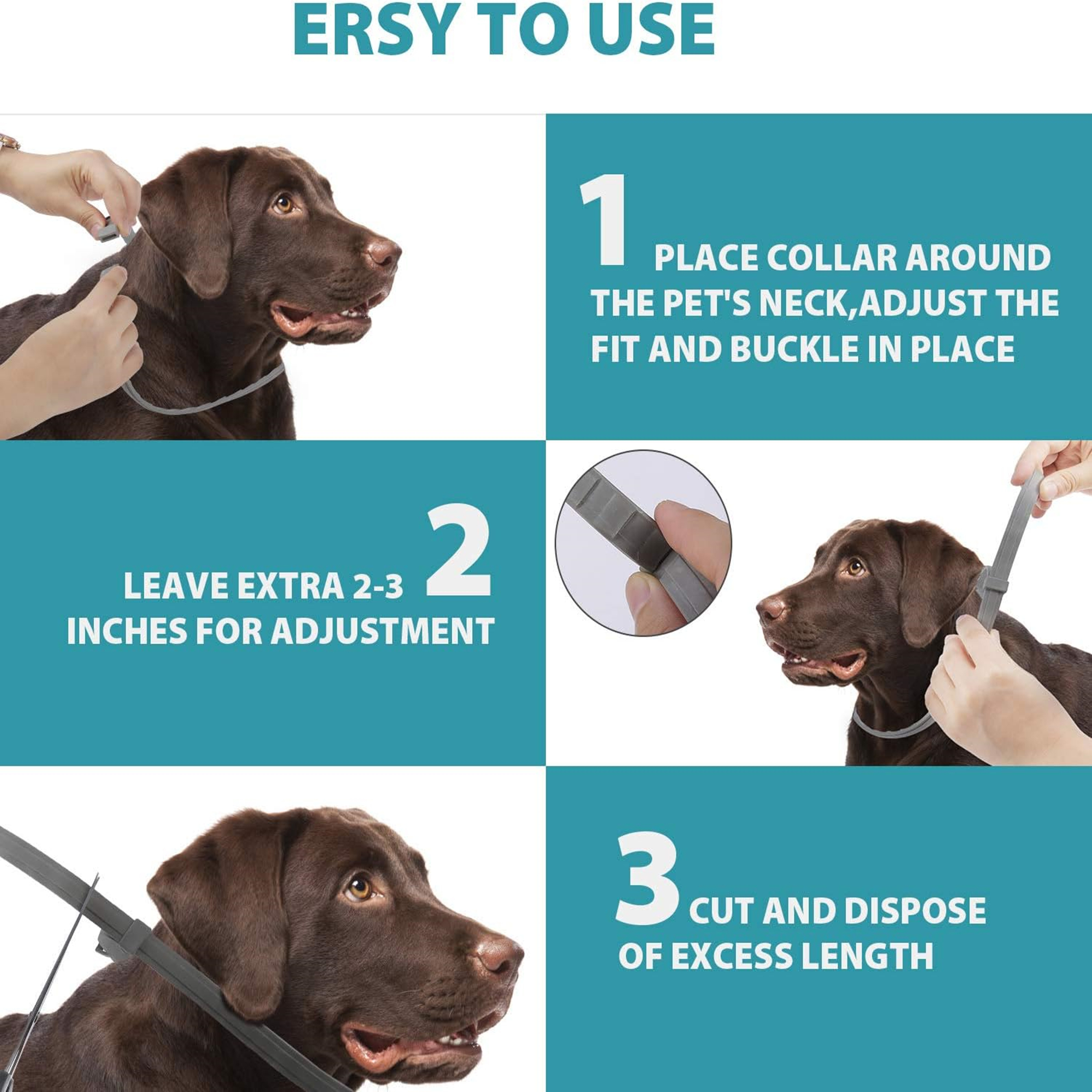Flea And Tick Collar For Dogs Up To 8 Month 3