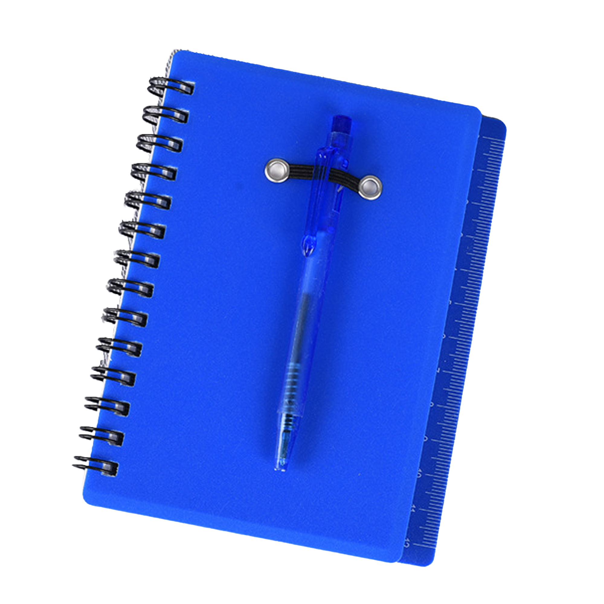 Ruler Cover Spiral Notebook With Pen And Sticky Notes 3