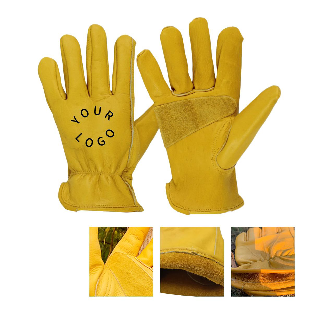Durable Cowhide Gloves for Heavy Duty Work 1