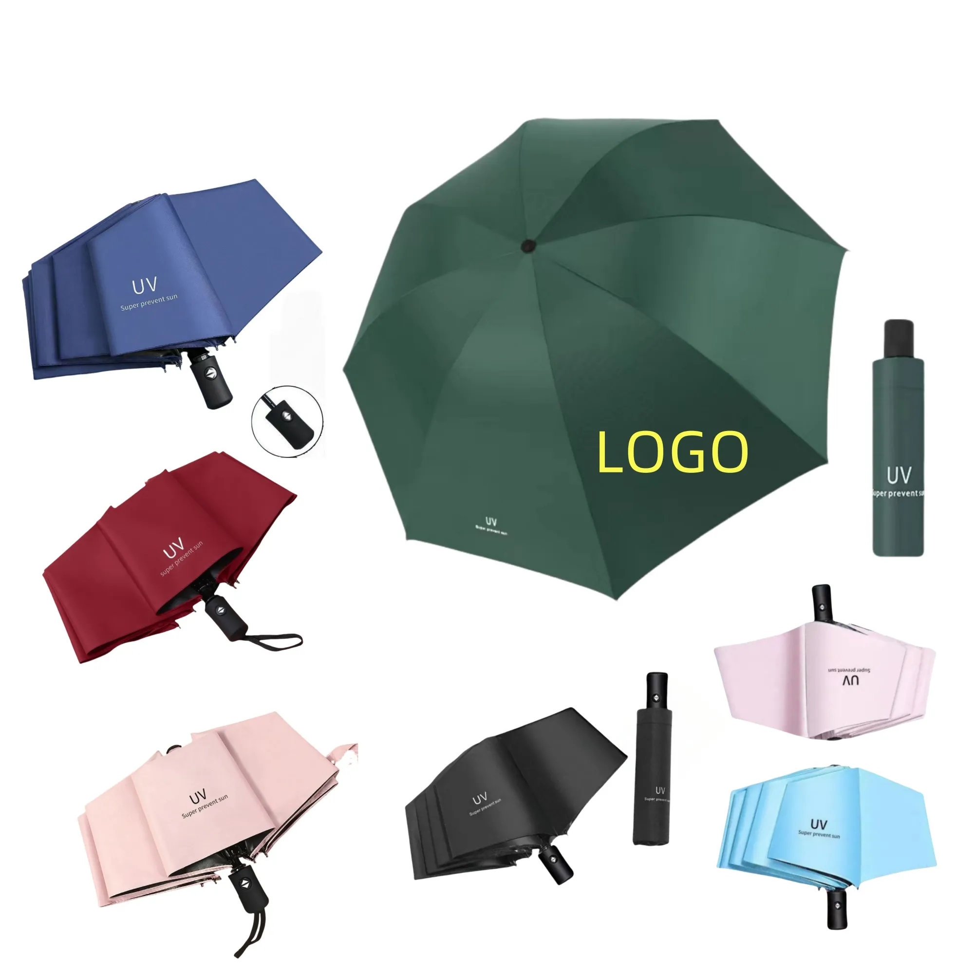 Ultra-Compact Auto Open/Close Umbrella 1