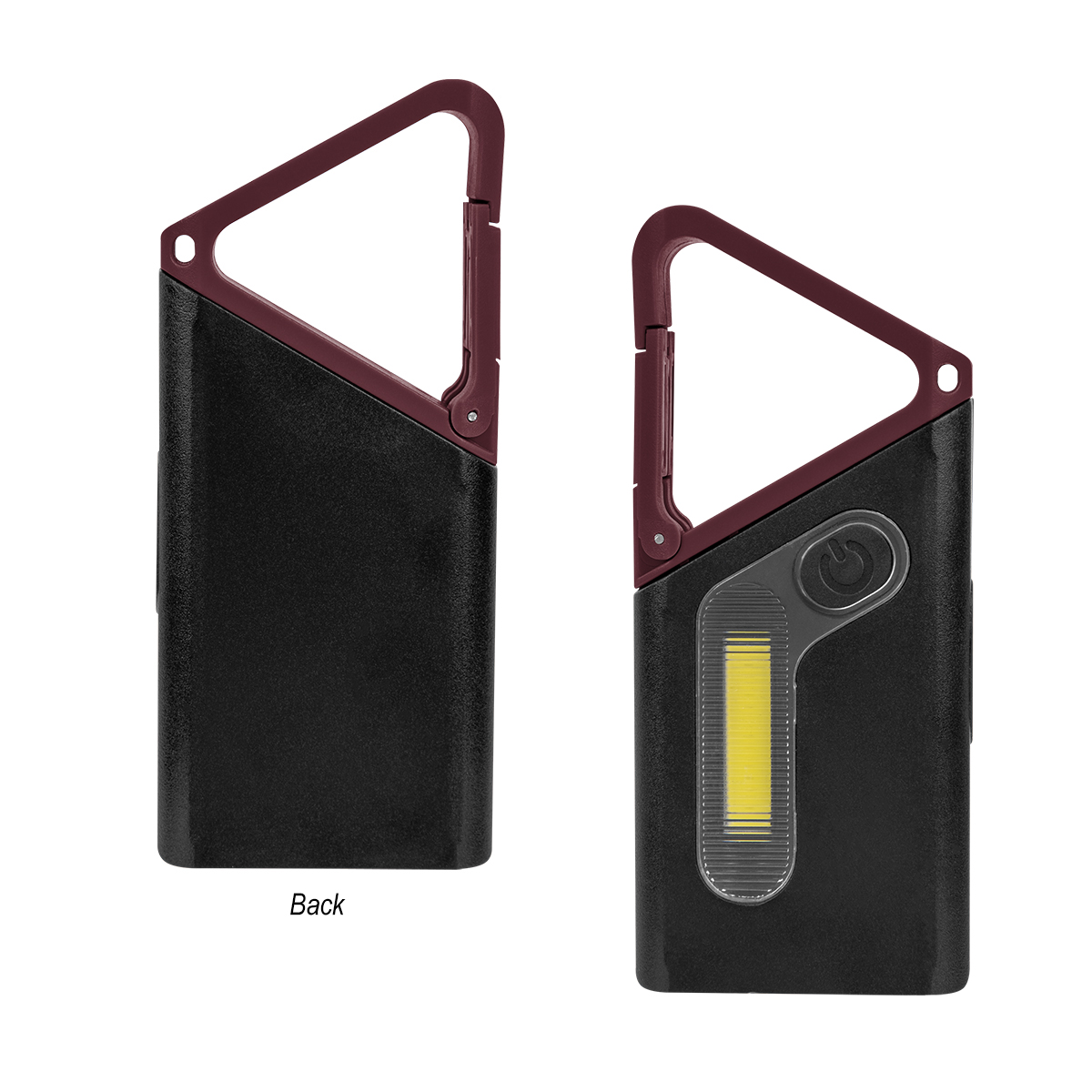 Clip 'N Grow Rechargeable Carabiner COB Flashlight 9