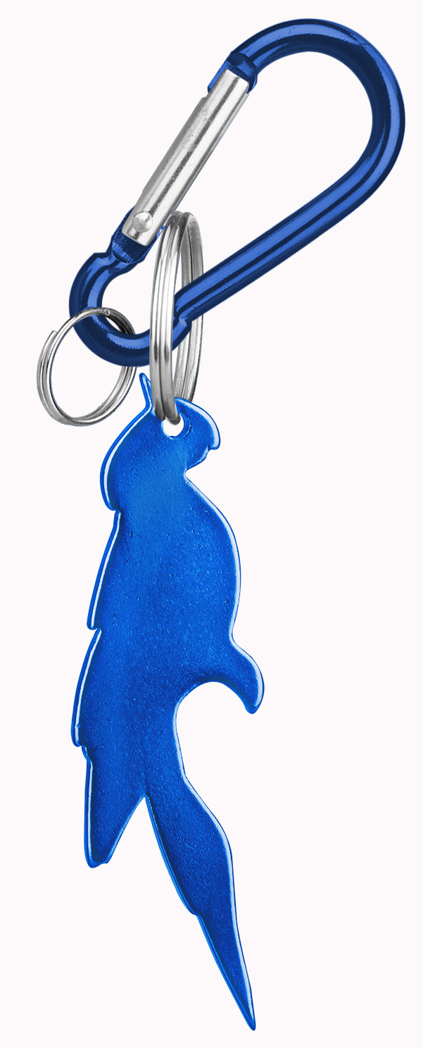 Parrot Shaped Bottle Opener Key Holder and Carabiner 3