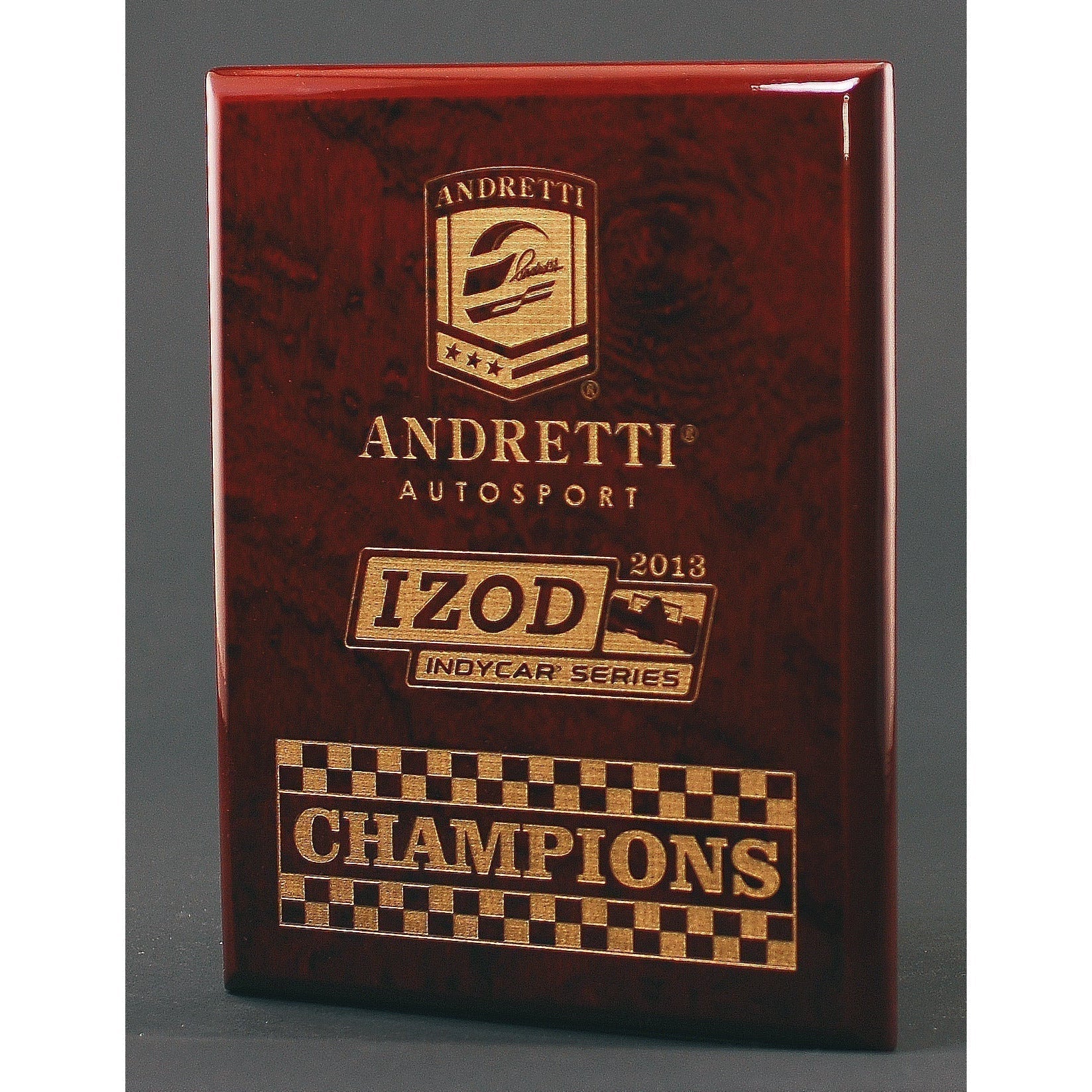Rosewood Piano Finish Plaque - Gold Filled 2