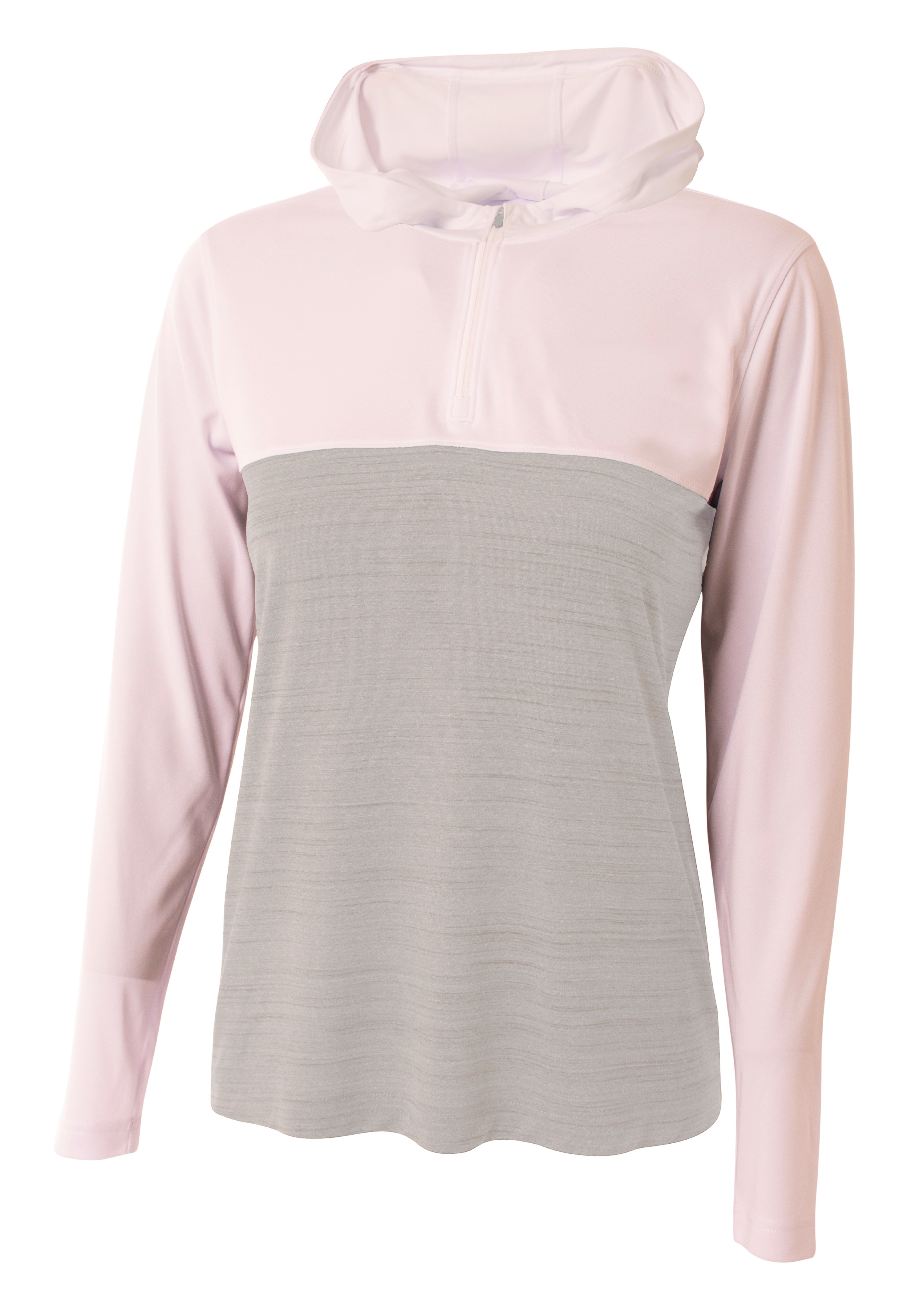 A4 Women's Slate Quarter Zip Hoodie 5