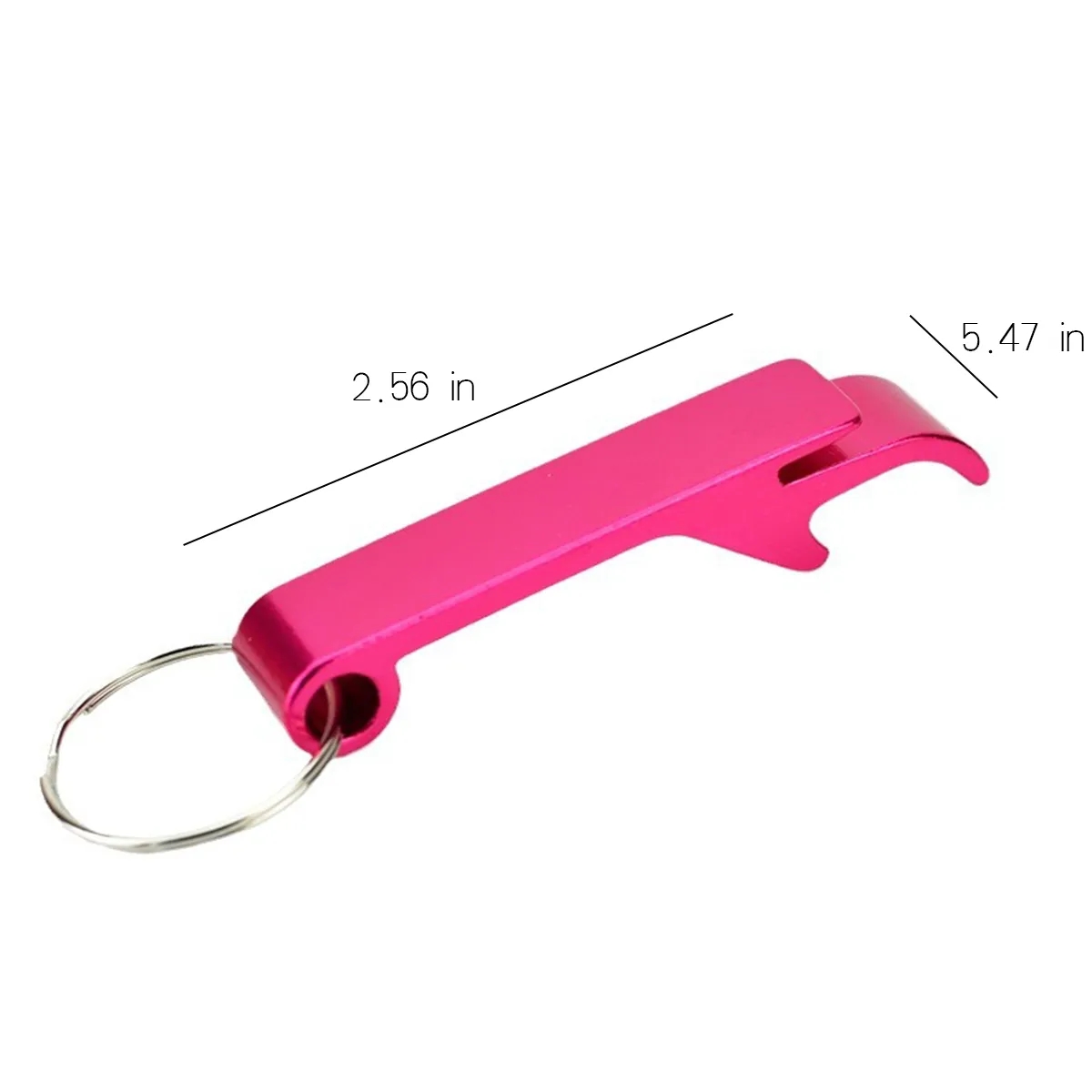 Portable Bottle Opener Keyring Beer LOGO Remover Keychain 2