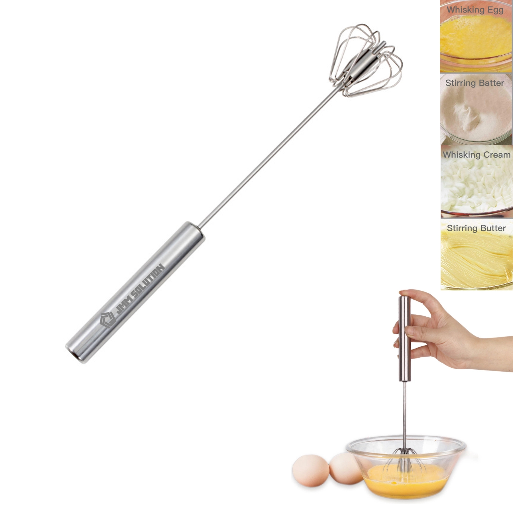 Hand Push Semi-Automatic Whisk 2