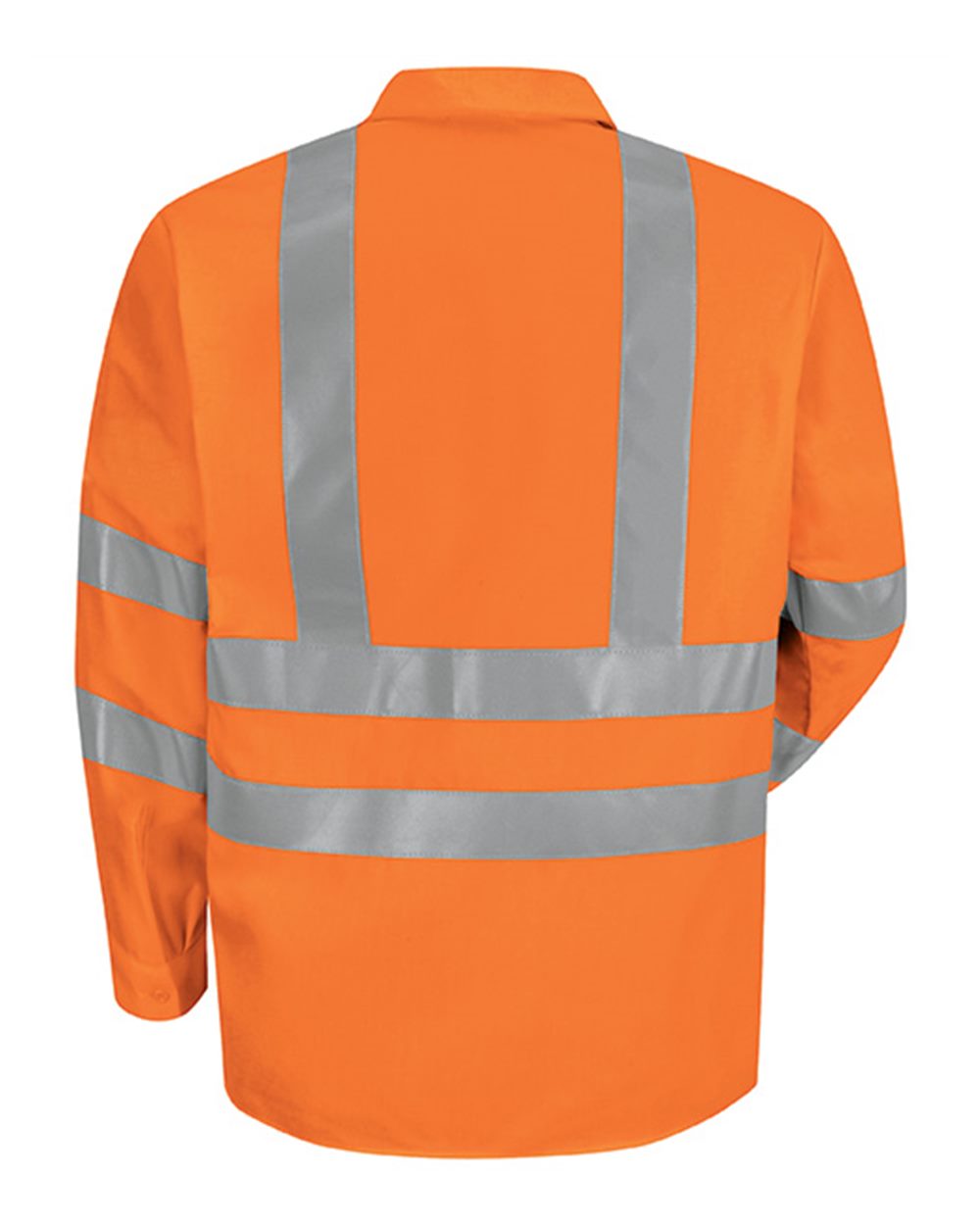 Men's High Visibility Safety Long Sleeve Work Shirt - SS14HV 6