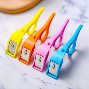 2 IN 1 Stainless Steel Fruit & Vegetable Peeler with Ring Holding Design 26