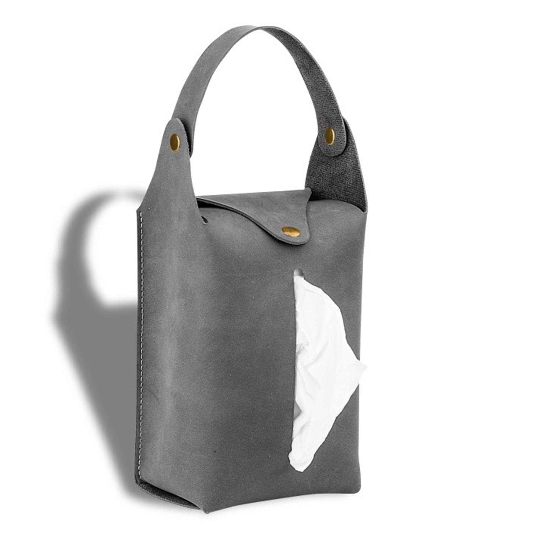PU Leather Tissue Box Portable Hanging Car Tissue Bag 8