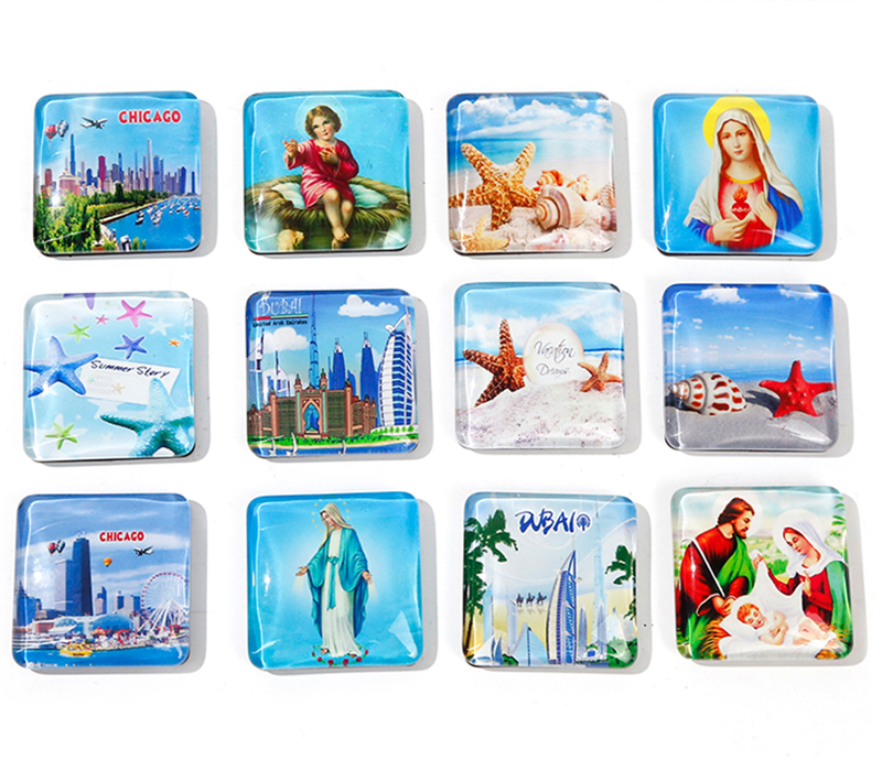 Customized Glass Fridge Magnet 4