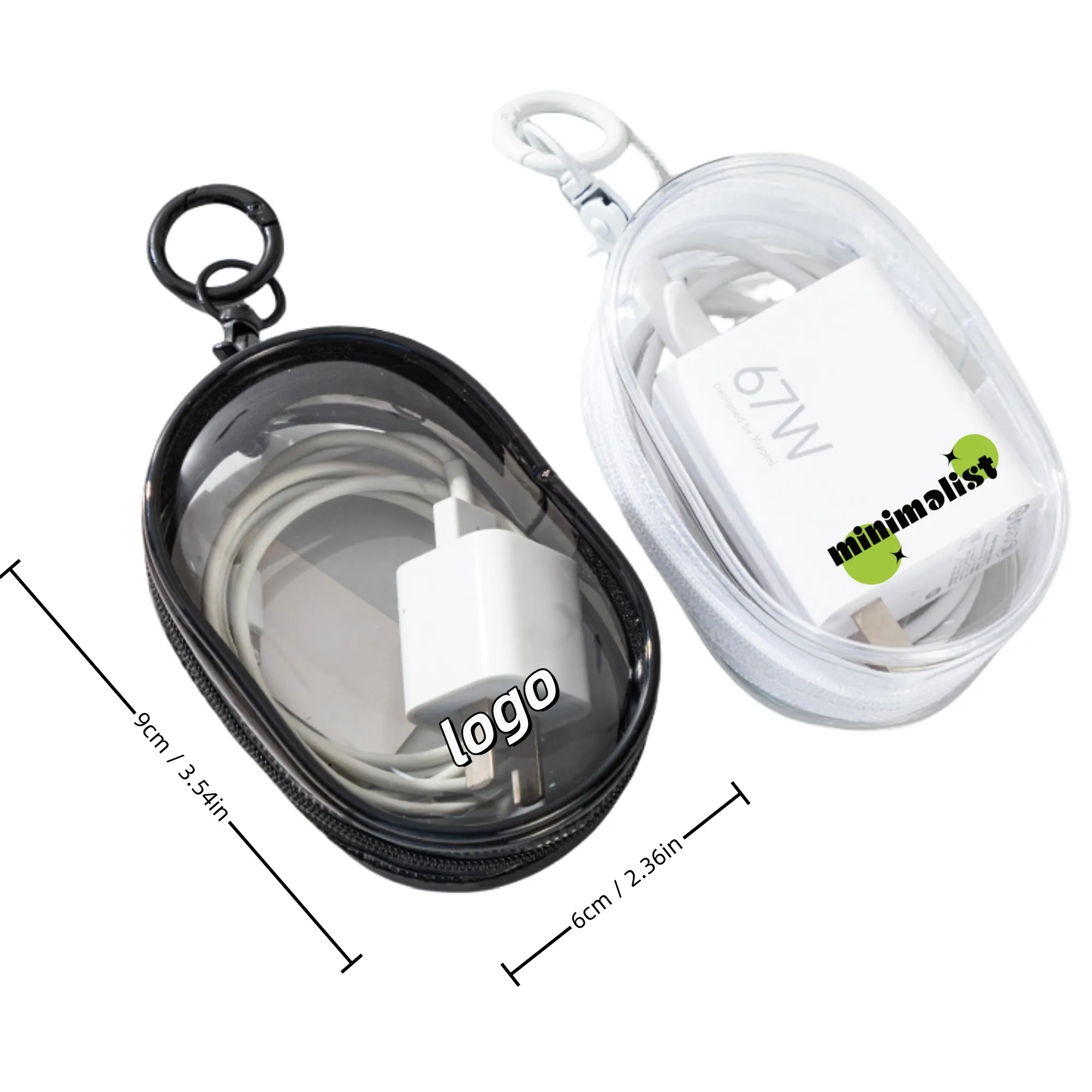 Waterproof Charger Storage Bag-Portable Travel Organizer 3