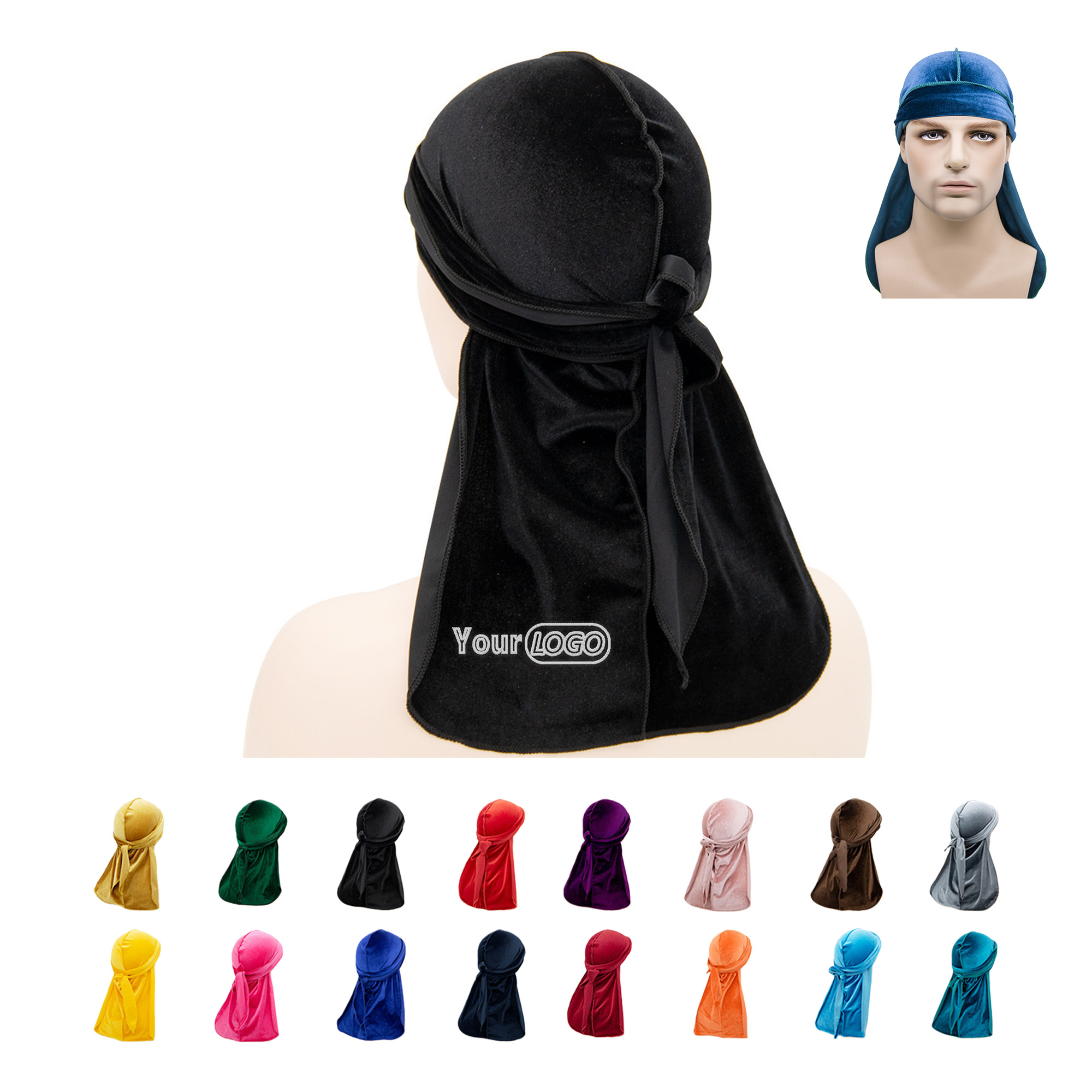 Customizable Logo Longtail Pirate Hat 2