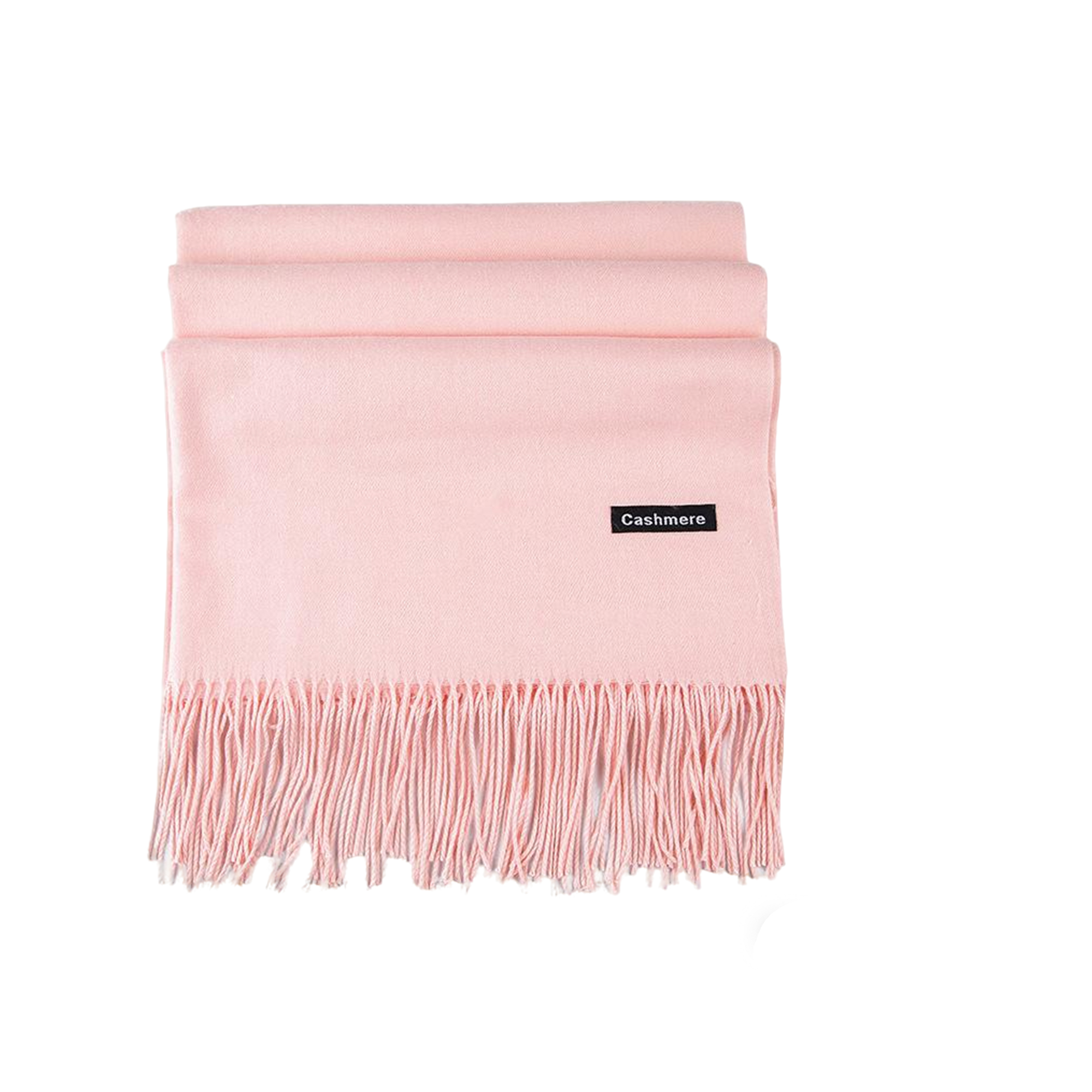 Soft Imitation Cashmere Woven Scarf With Fringe 71" By 28" 24