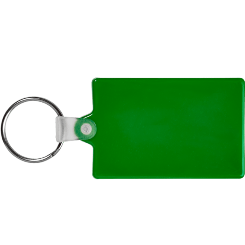Rectangle Soft Plastic Keychains 20