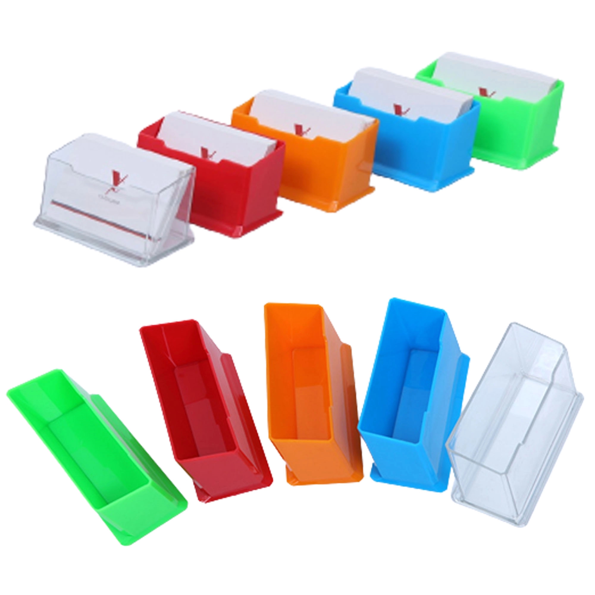 Desk Plastic Business Card Holder 3