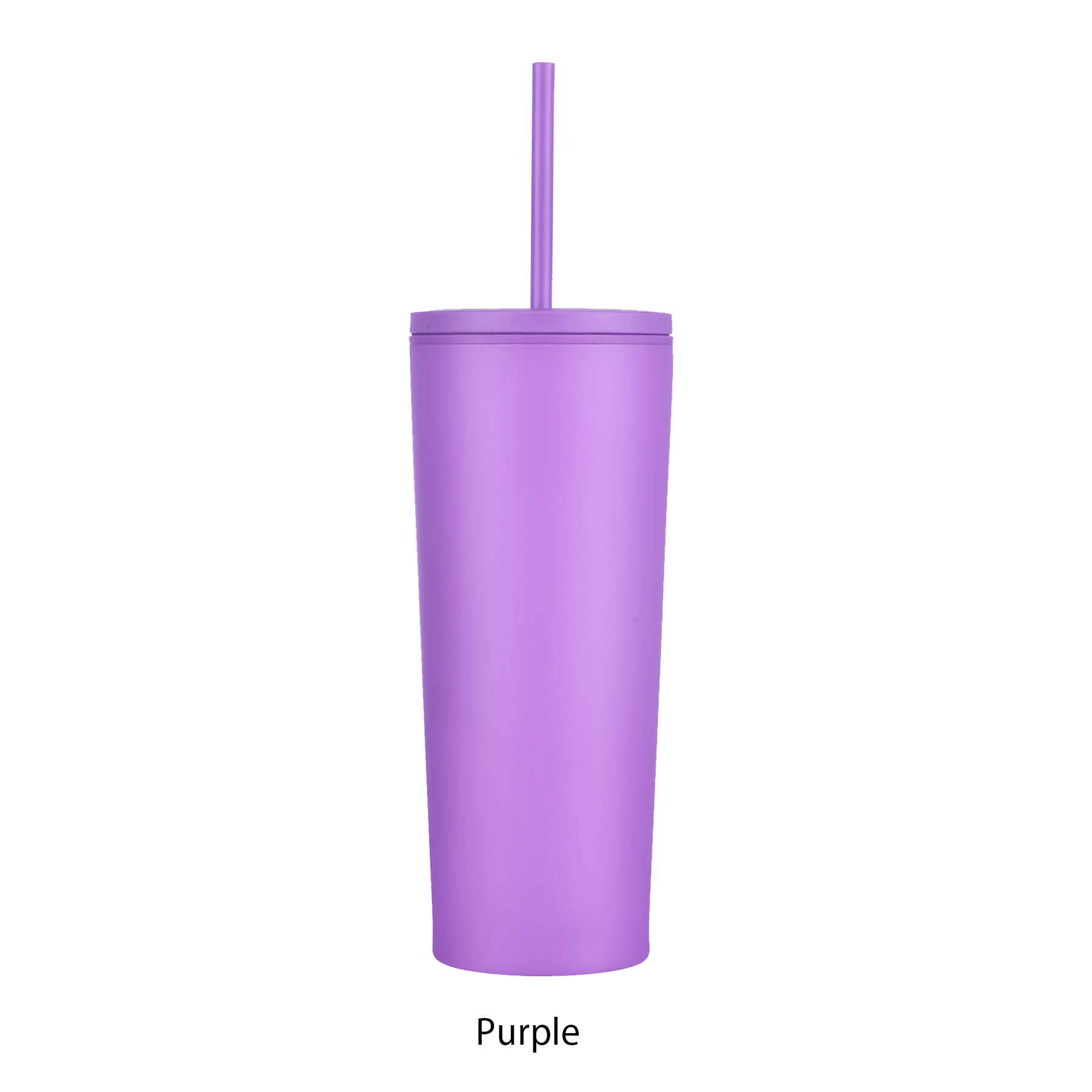 24 oz. Straw Double Wall Tumbler w/Leak Proof Lid 12