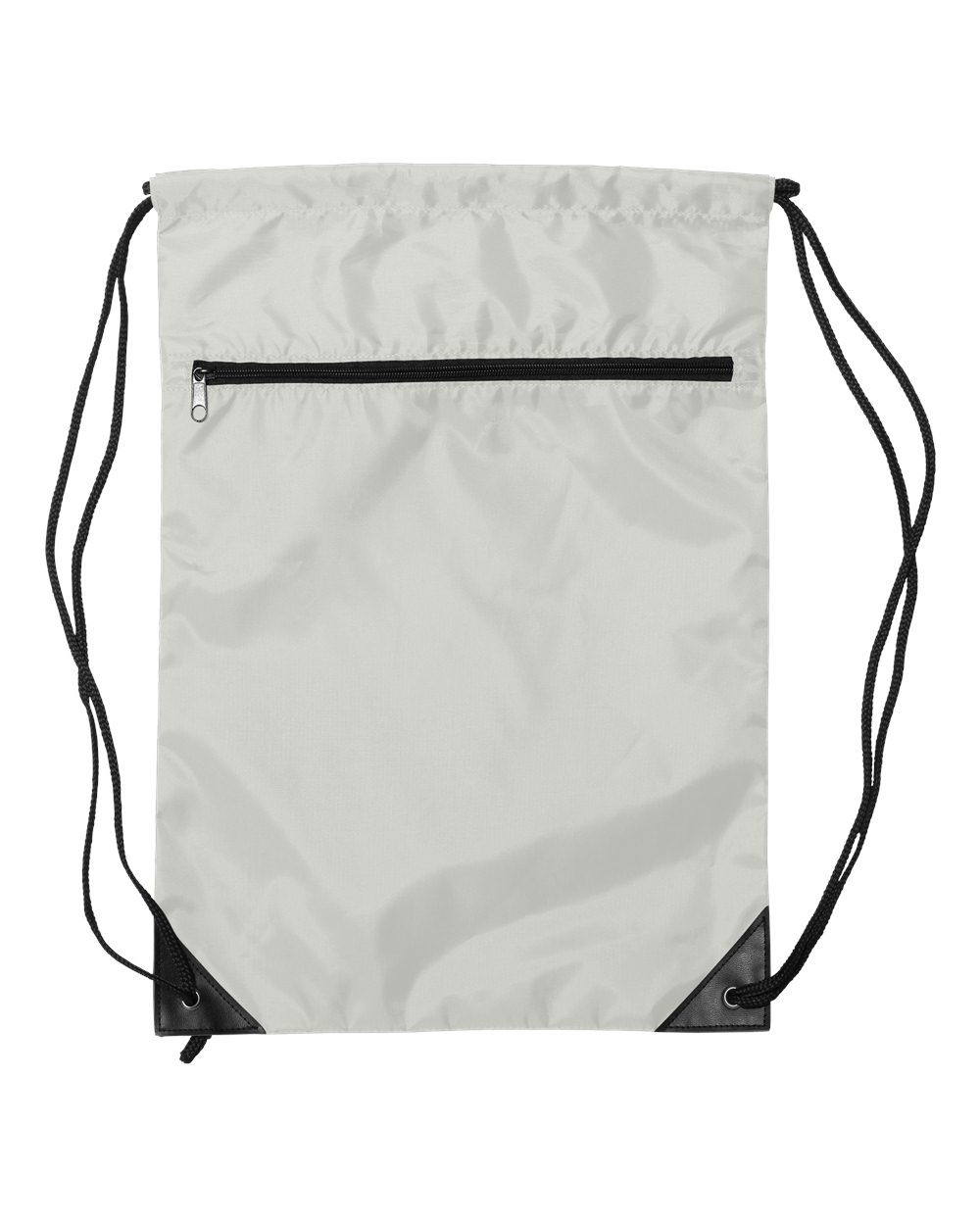 Zippered Drawstring Backpack - 8888 16