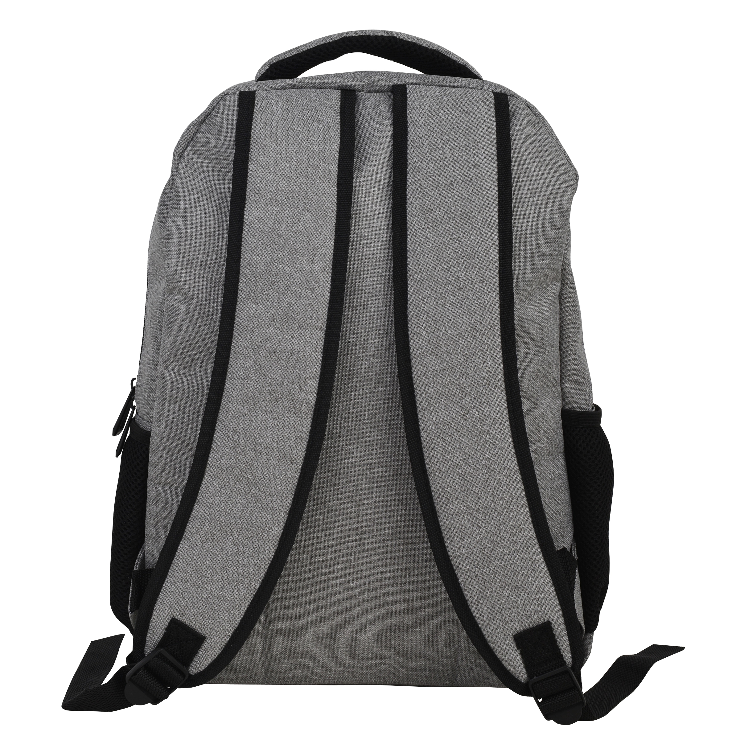 15.6" Laptop Backpack in Premium Melange Light Gray 4