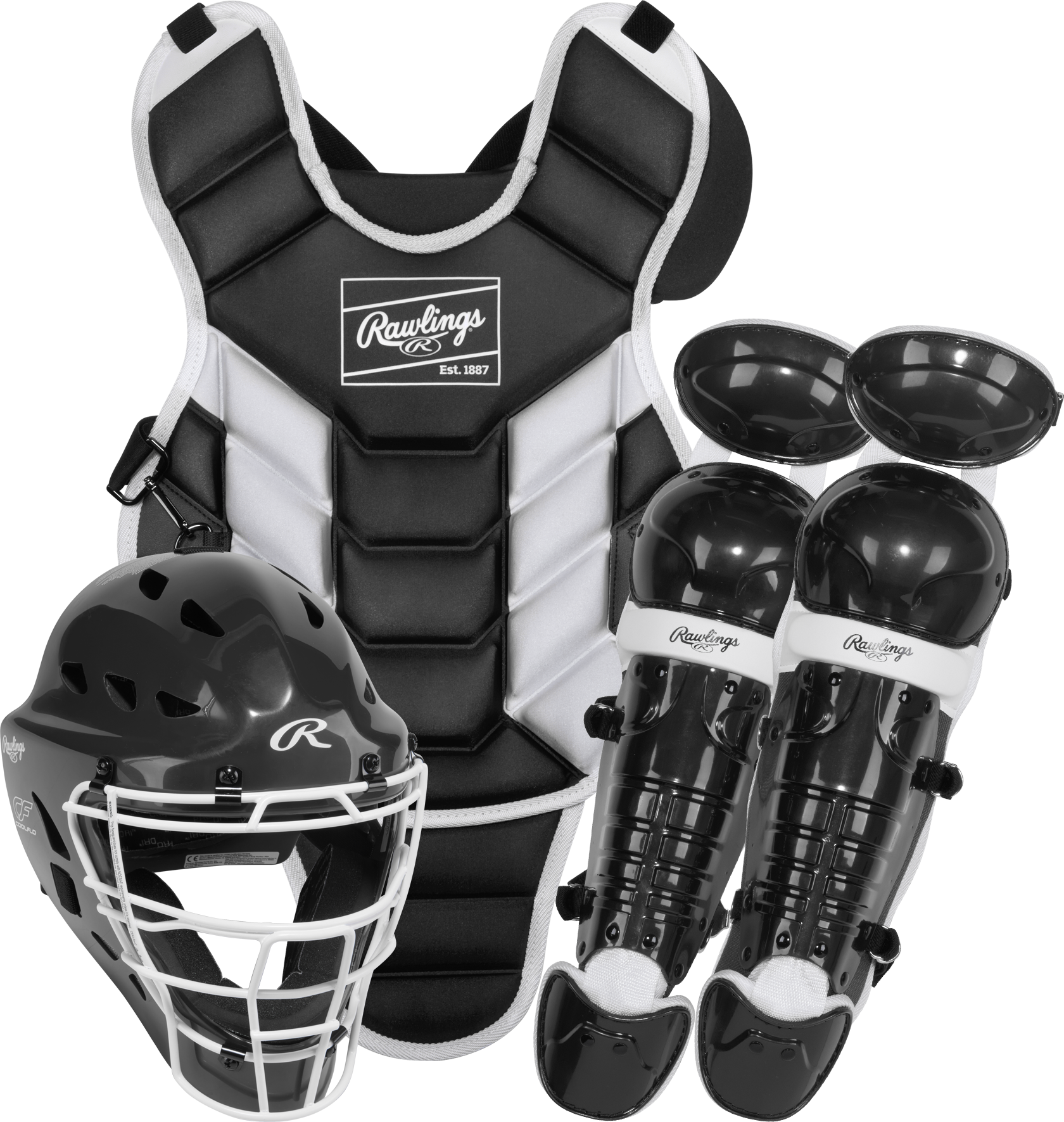 Rawlings Players 3 Series Catcher's Gear Set | Youth, Junior, T-Ball Sizes 8