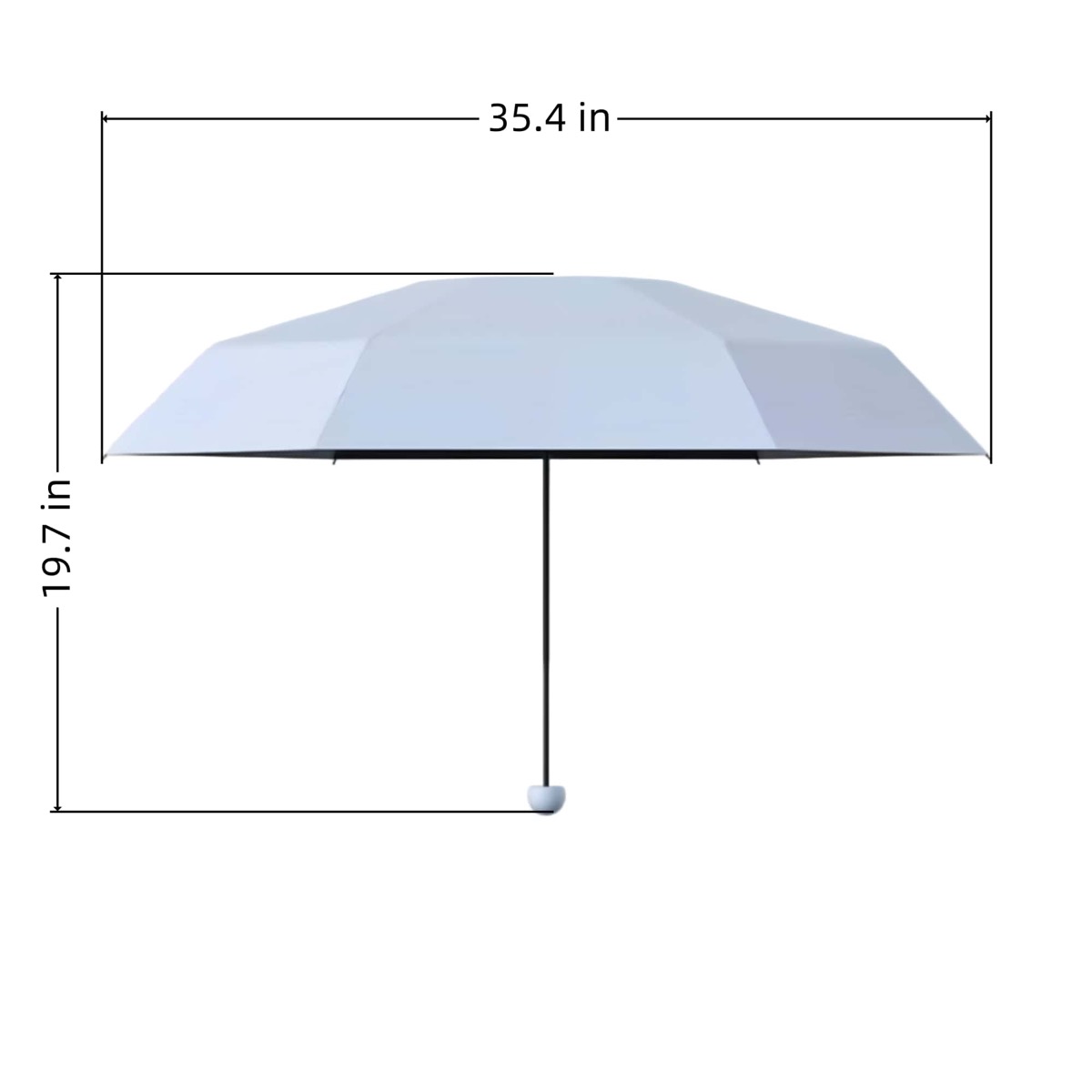 Portable Foldable Capsule Umbrella for Both Rain And Sun 3