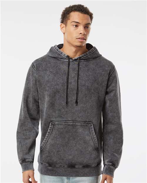 Unisex Midweight Mineral Wash Hooded Sweatshirt - PRM4500MW 8