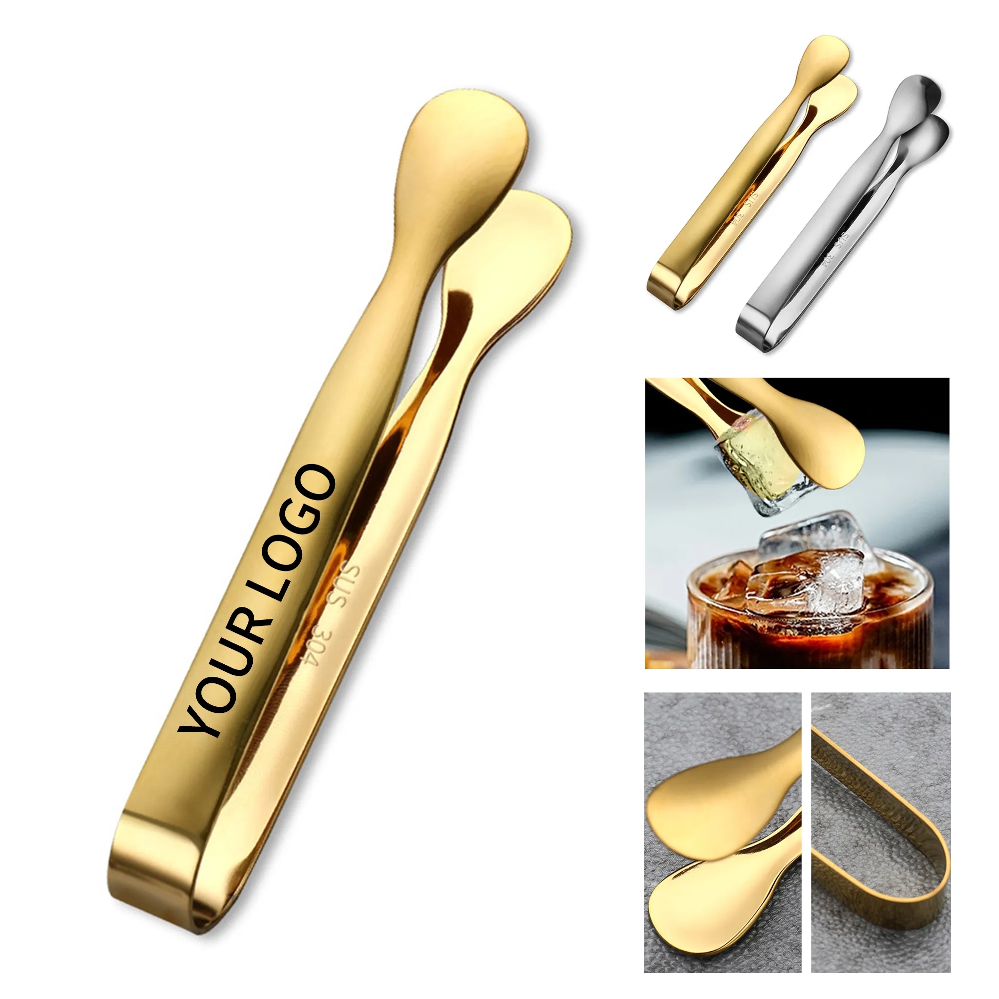 4.3 Inch Stainless Steel Tongs 2