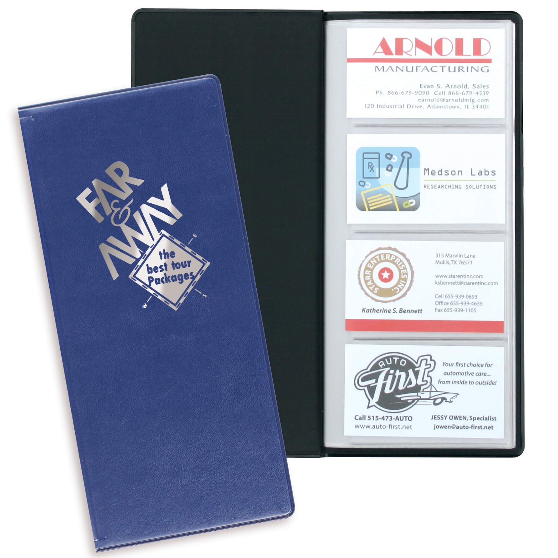 Executive Business Card Holder - 96 Cards 8