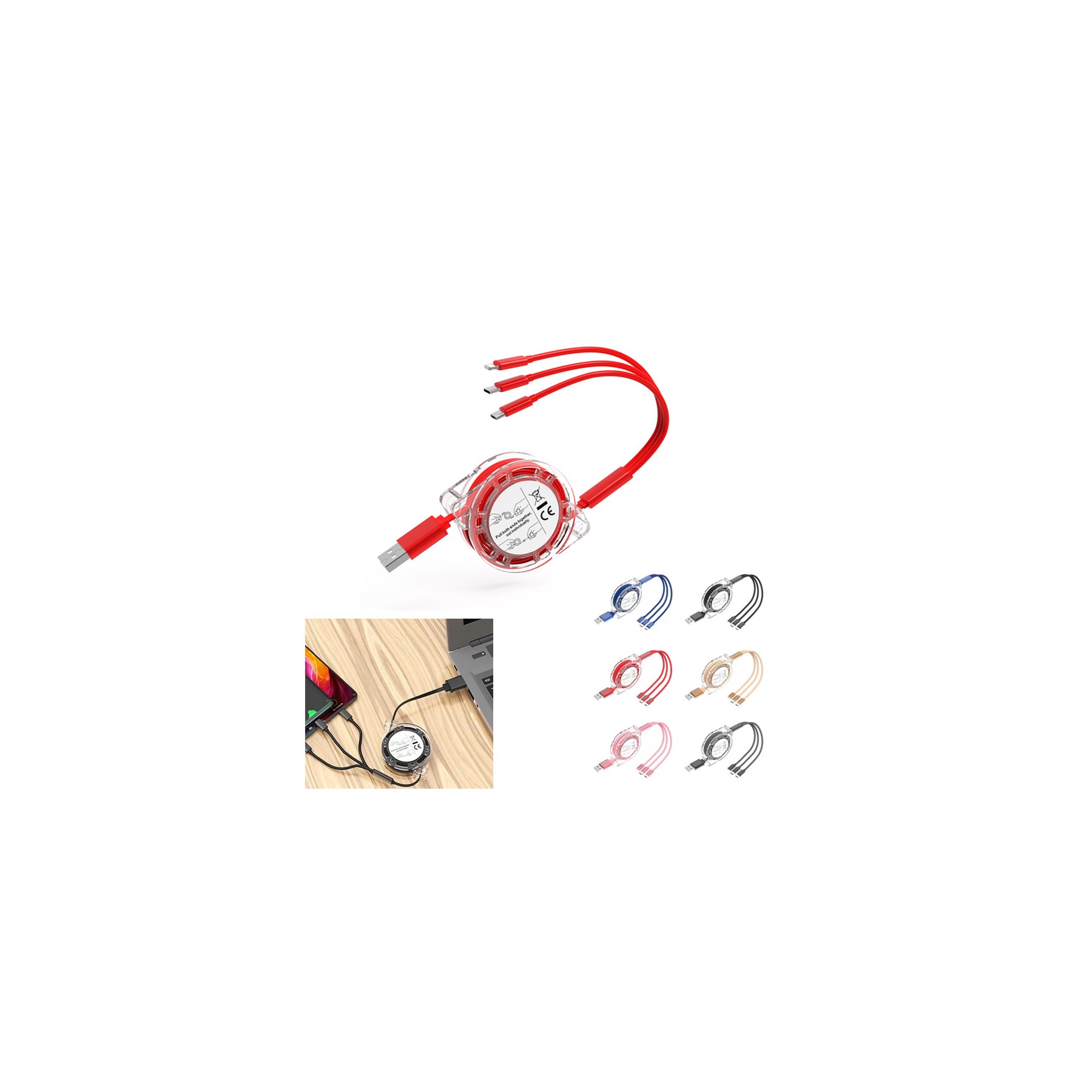 3-In-1 Phone Charging Cable