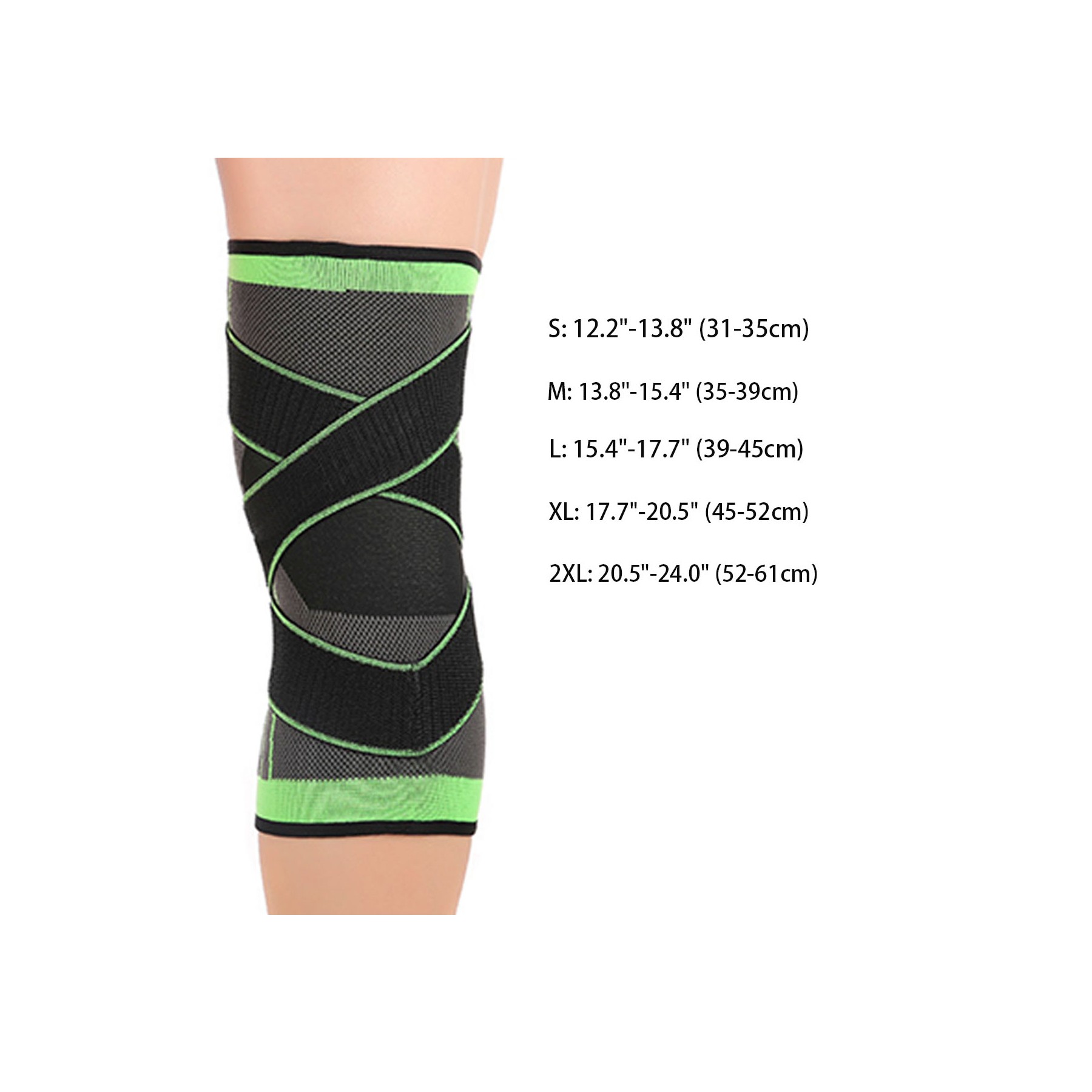 Sports Breathable Knitted Knee Pads 2