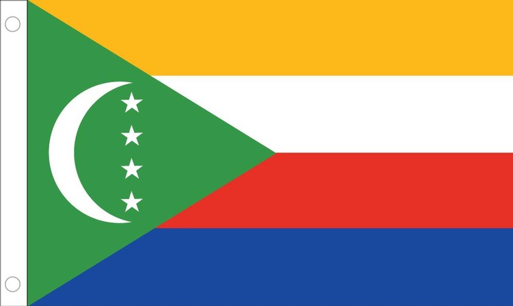 Comoros Flag - 3' x 5' - Nylon 2