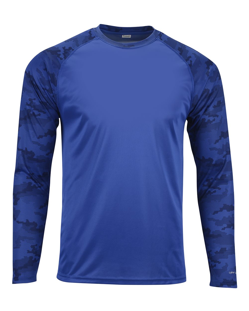 Unisex Cayman Performance Camo Colorblocked Long Sleeve T-Shirt - 216 100