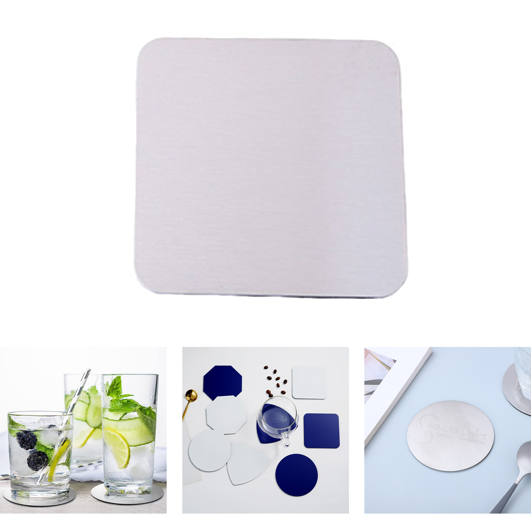 Stainless Steel Stylish Cup Coasters 2