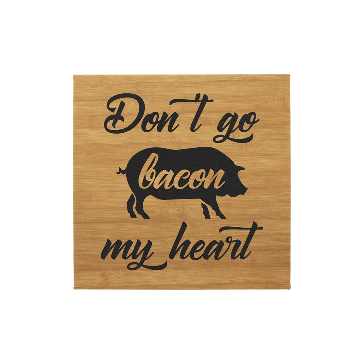 14" x 14" Bamboo Leatherette Wall Decor