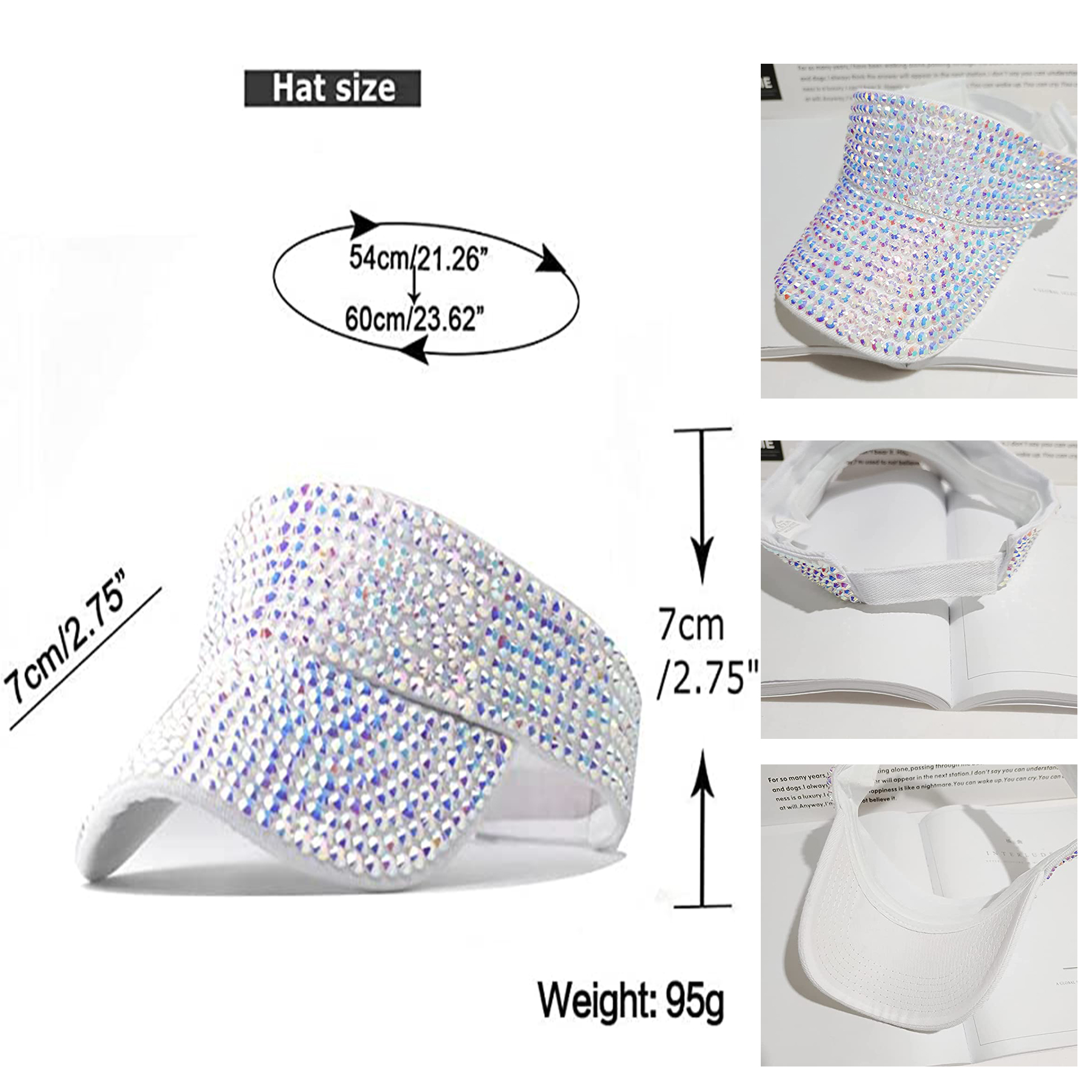 Sun Visor Hat for Women and Men 2