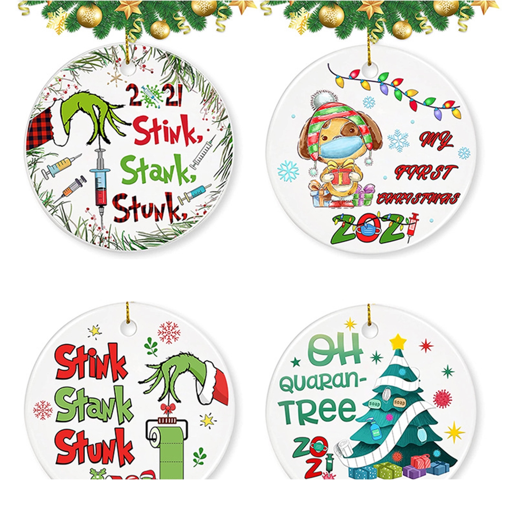 2021 Xmas Christmas Ornament decoration 2
