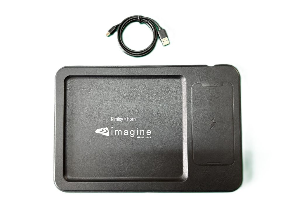 Valet Tray with Phone Charger 2