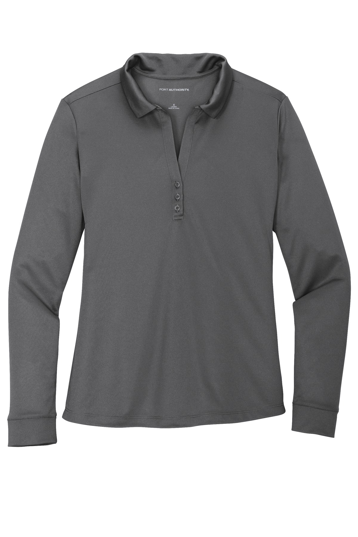 Port Authority Women's Silk Touch Performance Long Sleeve Polo. L540LS 11
