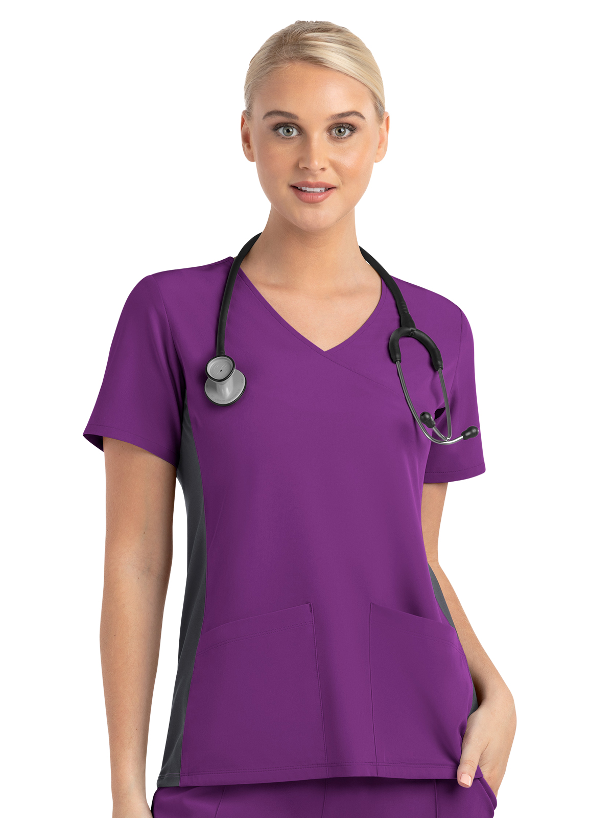 Maevn - Matrix Impulse - Women's Two-Pocket Mock Wrap Top 40