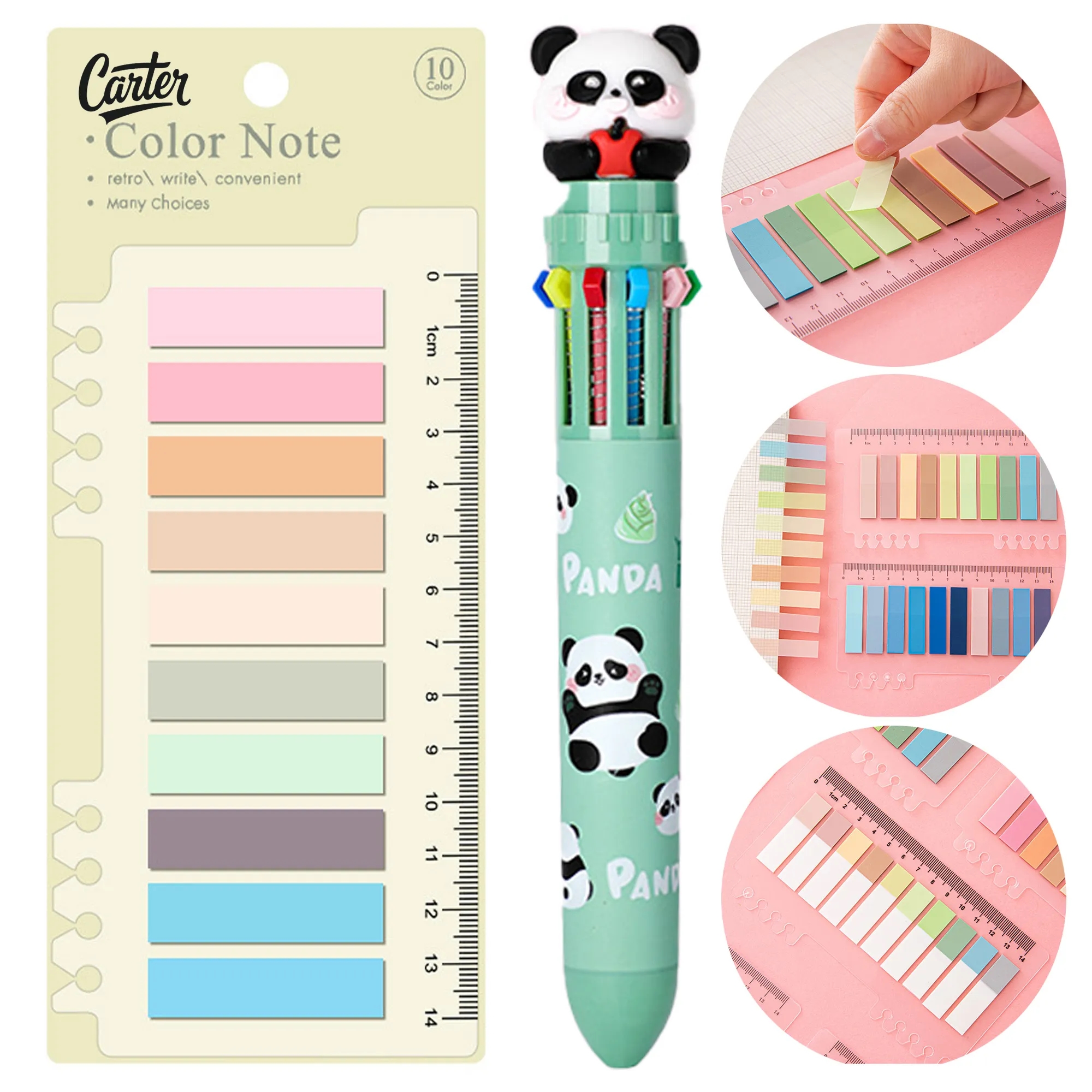 Fluorescent Transparent Indicator Sticky Note Paper Sticker