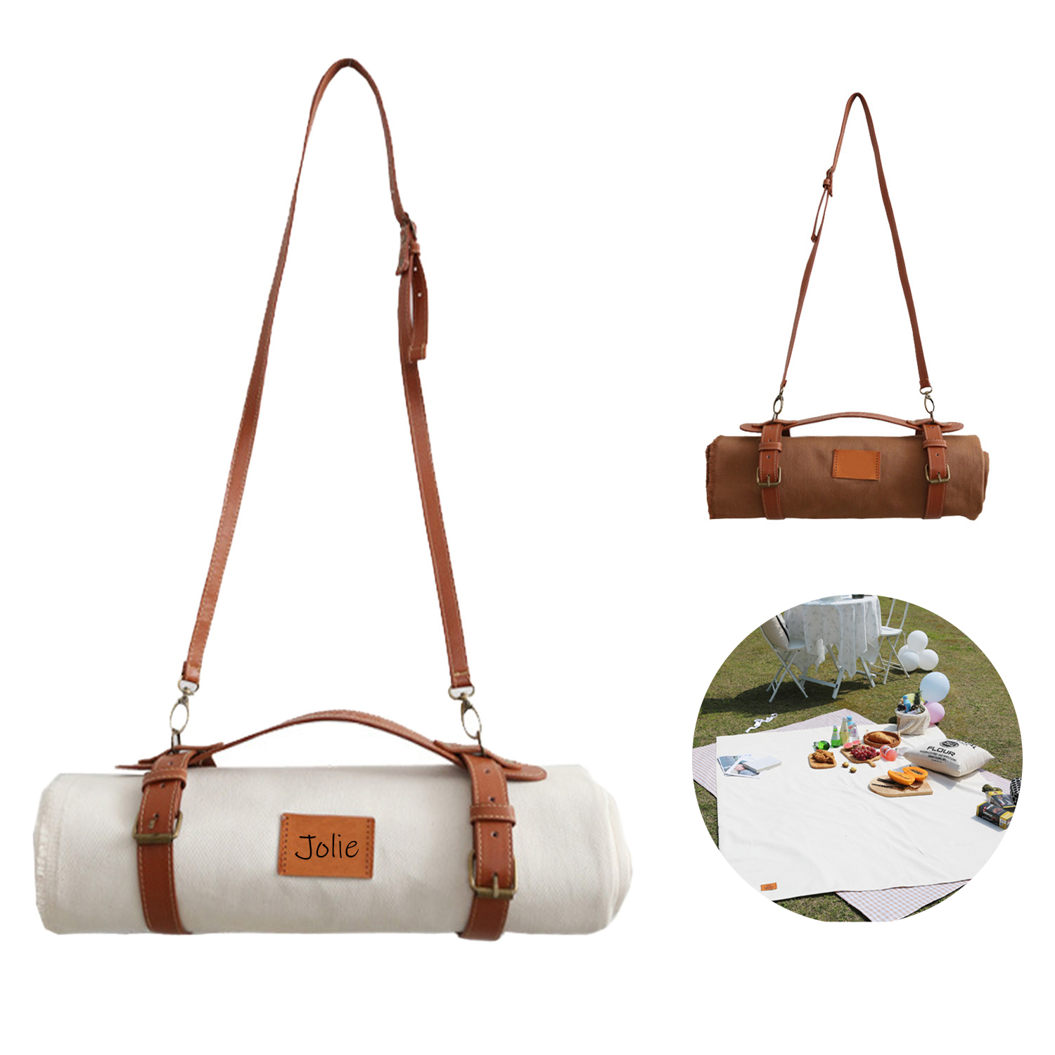 Retro camping beach mat 3