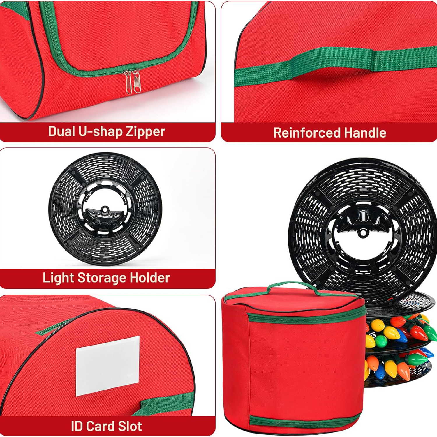 Oxford Christmas Light Storage Bag Set 3