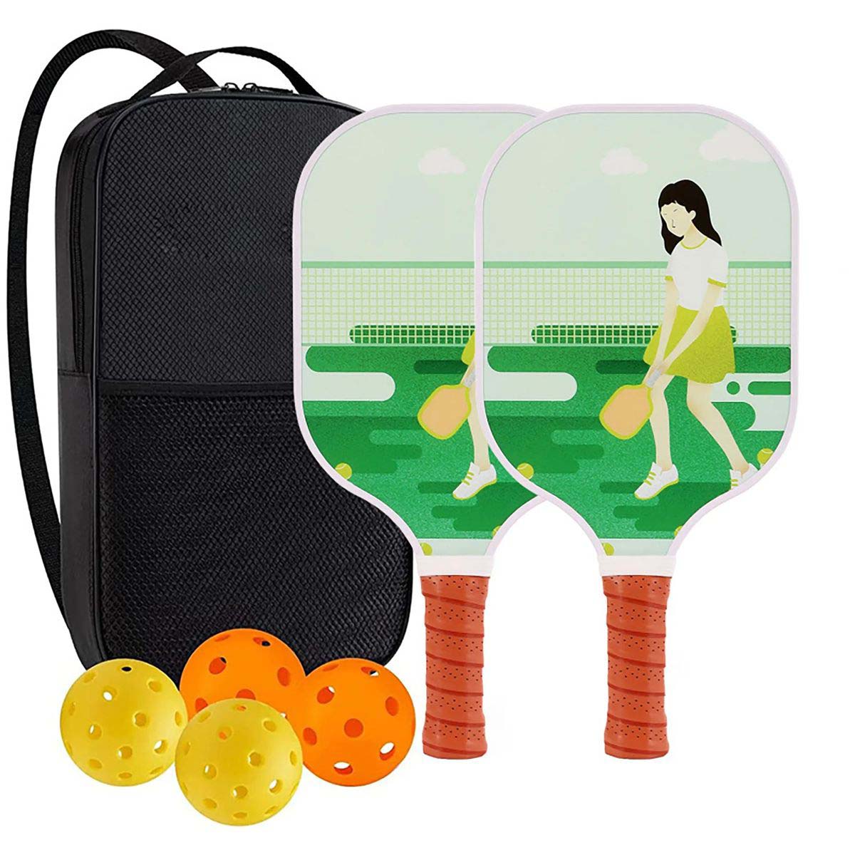 Fiberglass Pickleball Set for Training and Games 87