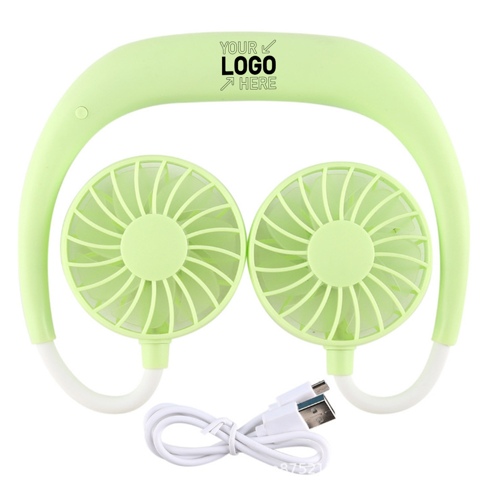 USB Rechargeable Hanging Neck Sports Fan 7