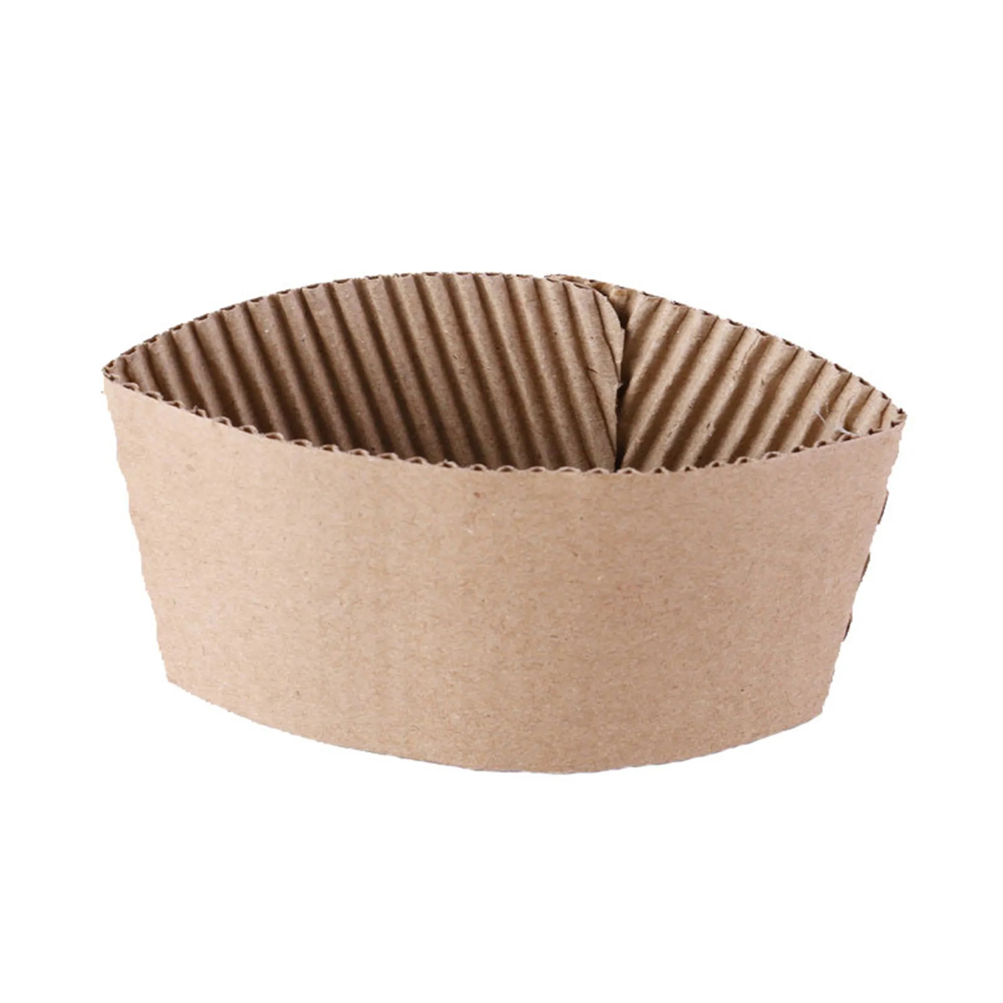 Heat Insulation Kraft Cup Coffee Sleeves 2